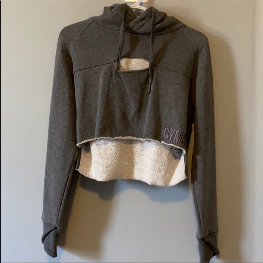 GYMSHARK CROPPED HOODIE
